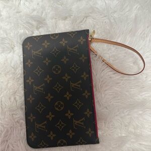 Louis Vuitton Monogram Clutch - Black and Brown